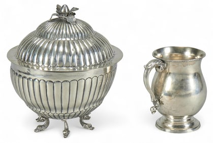 (2) Mexican Silver Pieces