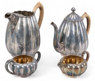 (4) Pieces of Mexican Silver Plate