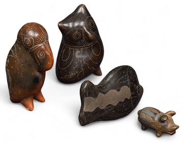 (4) Barro Negro Pottery