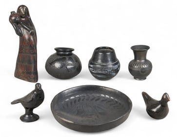 (7) Barro Negro Pottery