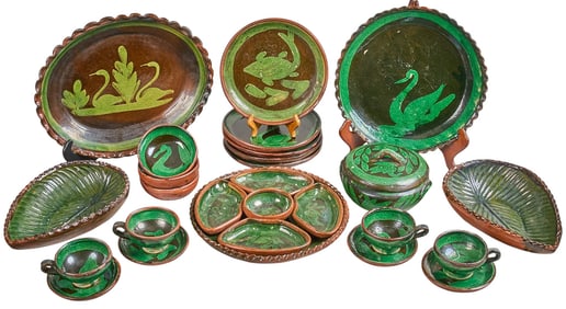 Collection of Oaxacan Greenware Pottery