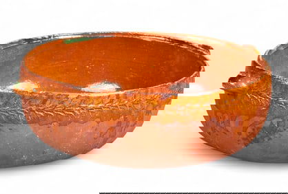 Large Mexican Earthenware Bowl