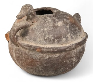 Antique Terracotta Bird Vessel
