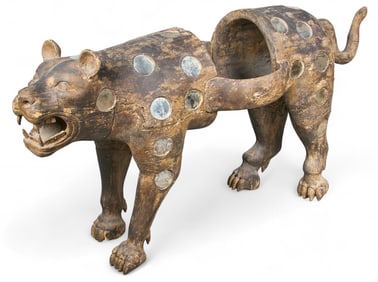 Vintage Mexican Folk Art Jaguar Costume