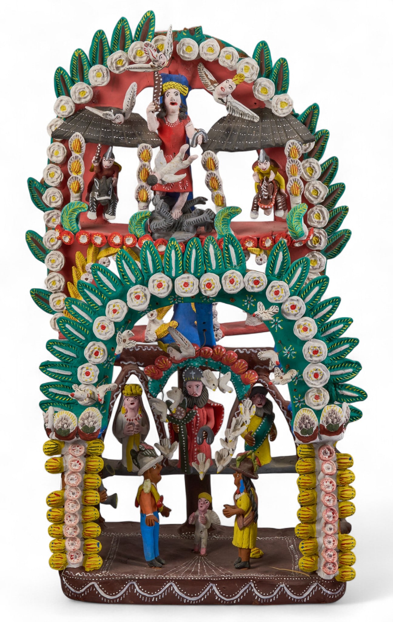 Large Ocumicho Religious Tableau (1 of 12)