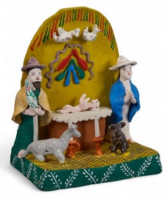 Mexican Folk Art Nativity Scene