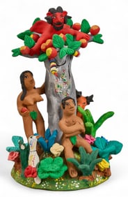 Josefina Aguilar, Ocumicho Adam & Eve Folk Art