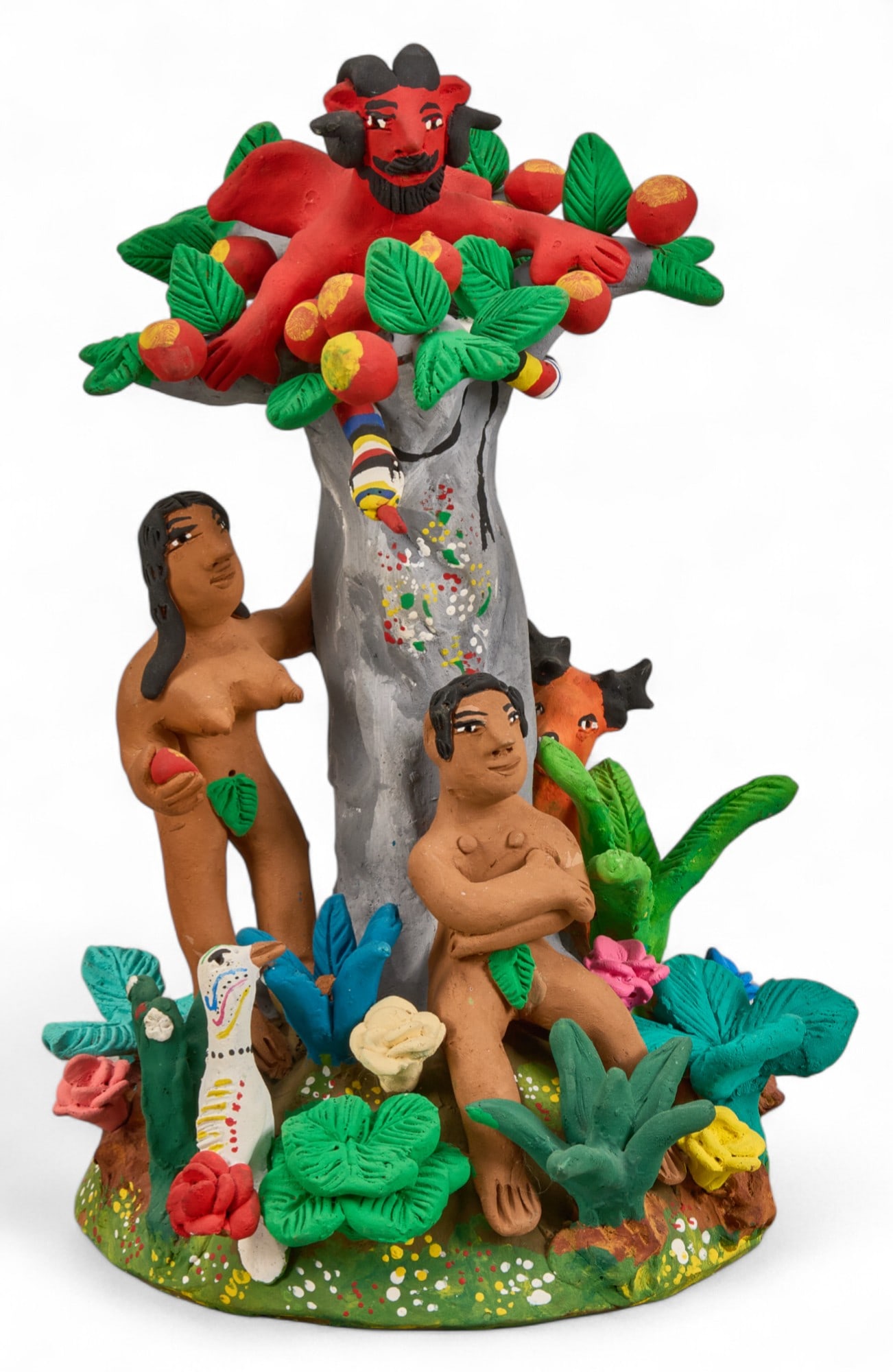 Josefina Aguilar, Ocumicho Adam & Eve Folk Art (1 of 6)