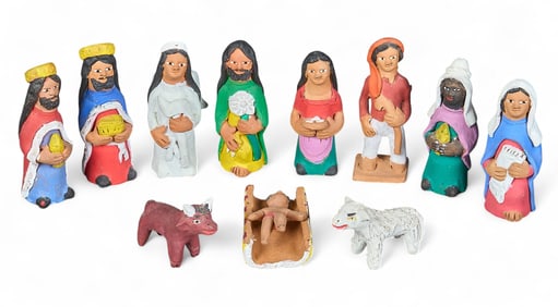 Josefina Aguilar-Style Nativity Figures