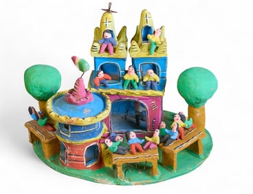 Candelario Medrano, Park and Church Tableau