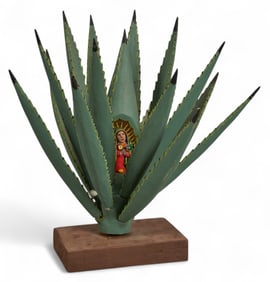 Gabino Reyes, Agave with Virgin of Guadelupe