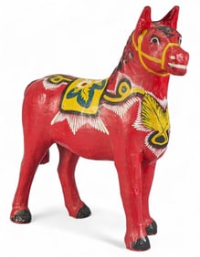 Vintage Papier-Mache Horse