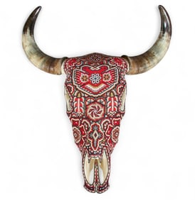 Huichol Cow Skull