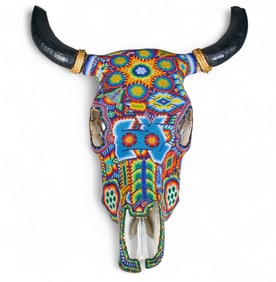 Huichol Cow Skull
