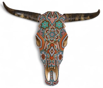 Huichol Cow Skull