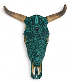 Huichol Cow Skull