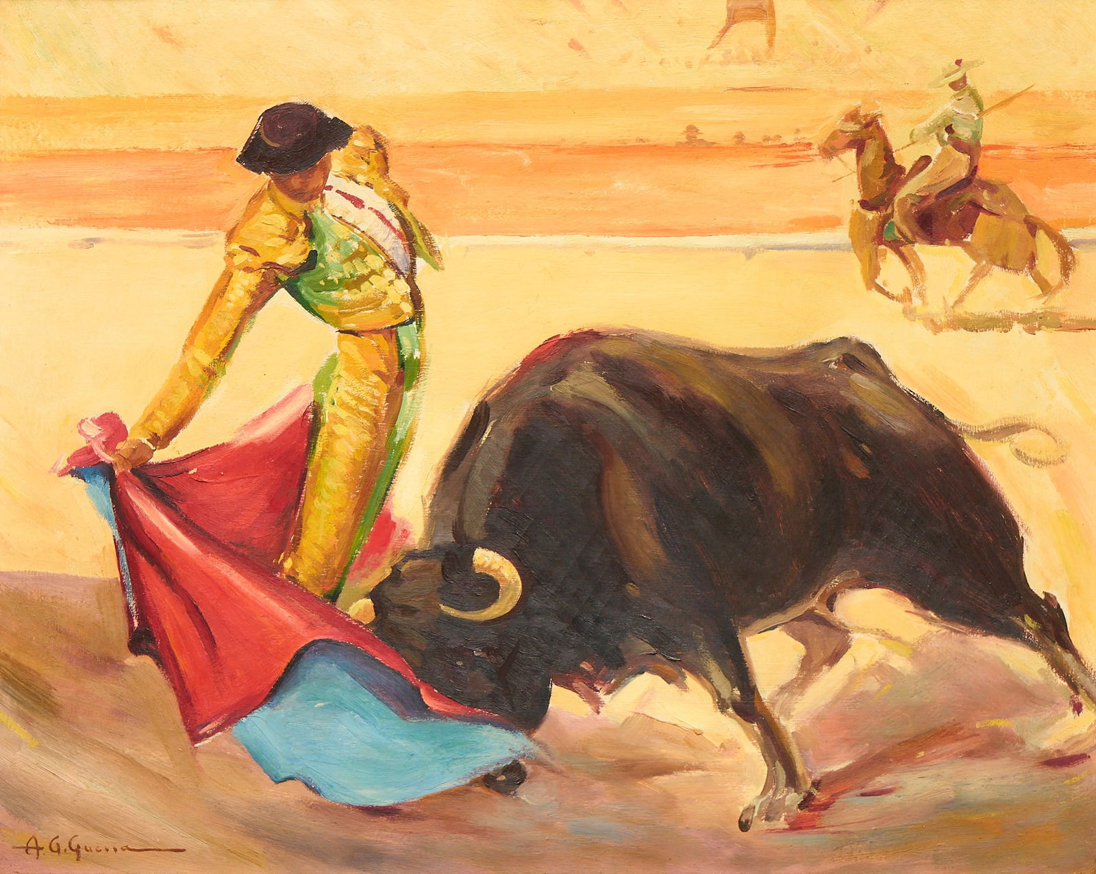A. G. Guerra, Matador Painting (1 of 4)