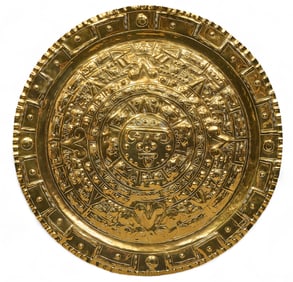 Brass Zapotec Wall Hanging