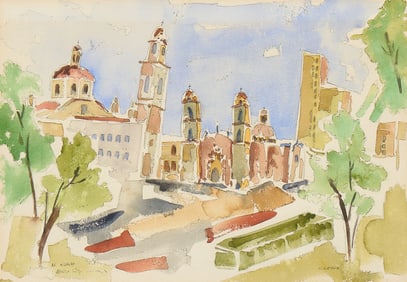 Brother Cletus Behlmann, "Av. Hidalgo, Mexico City"