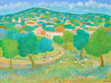 Aurelio Pescina, Road to the Village