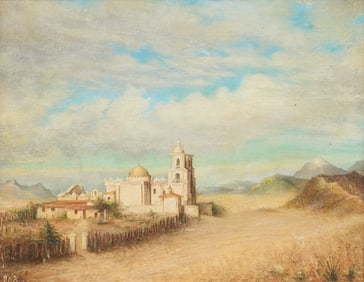 Early San Xavier Mission Painting