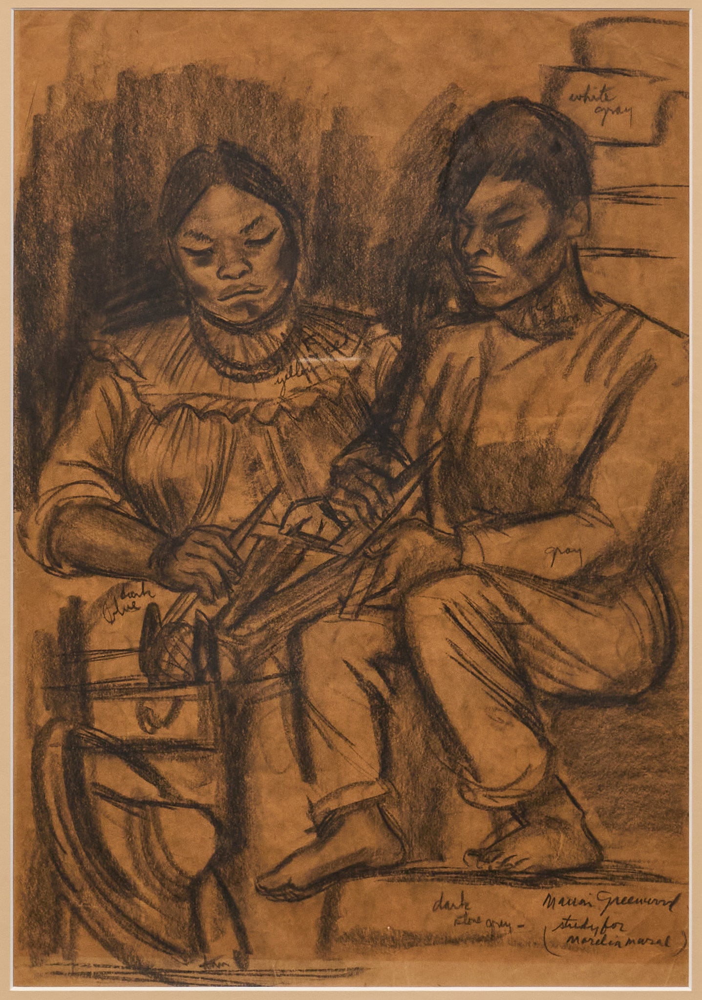 Marion Greenwood, Morelia Mural Study (1 of 7)