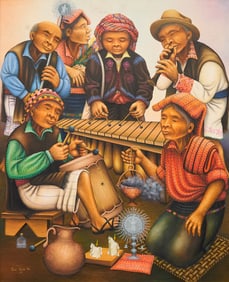Felipe Ujpan Mendoza, Musician Family