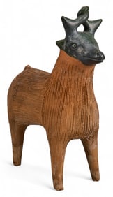 Folk Art Ceramic Spring Altar Figure