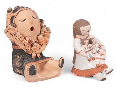 (2) Southwestern Storytelling Figures