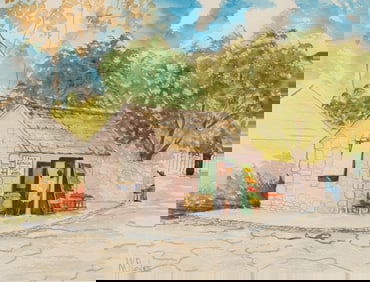 K. K. Flanders, Corner Fruit Stand