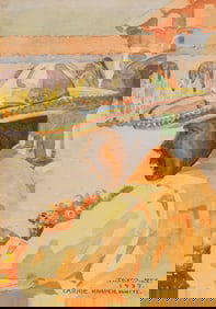 Carrie Harper White, "The Apple Vendor", 1937