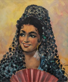 E. W. Topman, "Traditional Mexican Senorita"