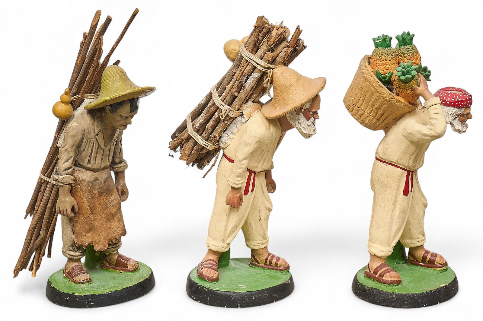 (3) Vintage Mexican Vendor Sculptures (1 of 3)