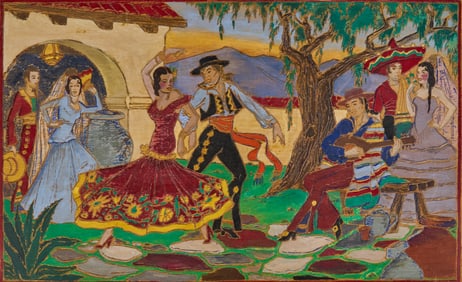 Vintage Mexican Bas-Relief