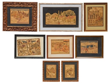 (8) Mexican Popotillio Mosaics