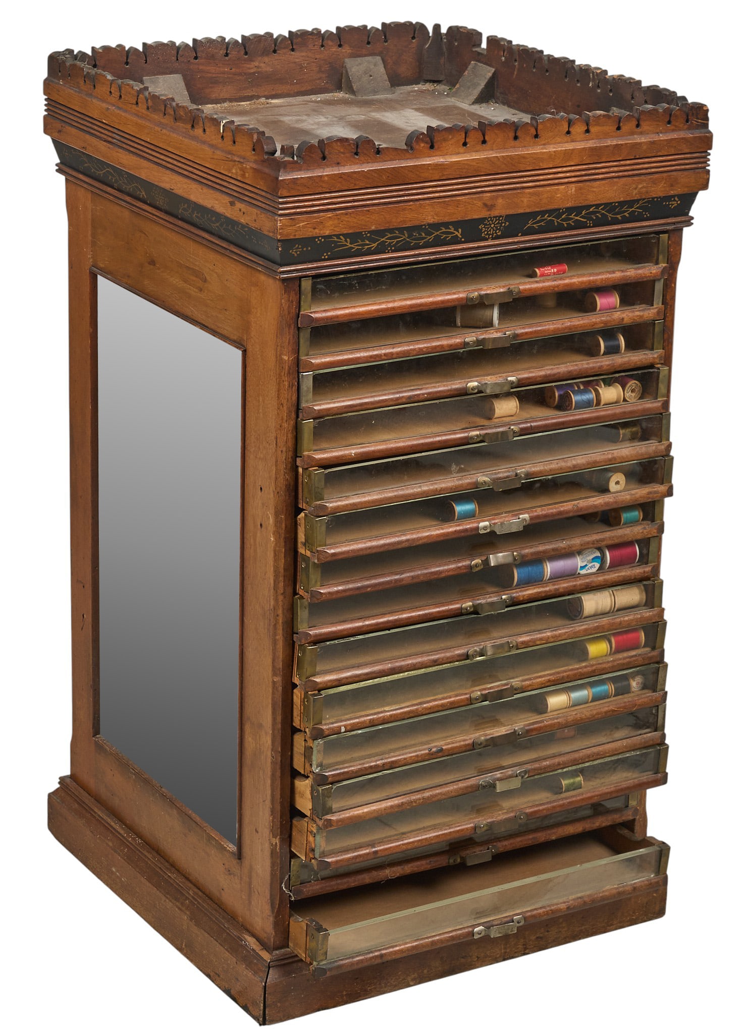 John N. Leonard's Silk Spool Cabinet (1 of 6)
