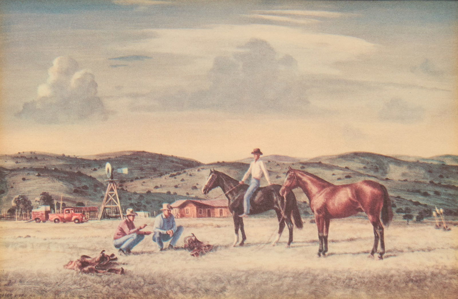 Peter Hurd, "The Horse Trade" (1 of 4)