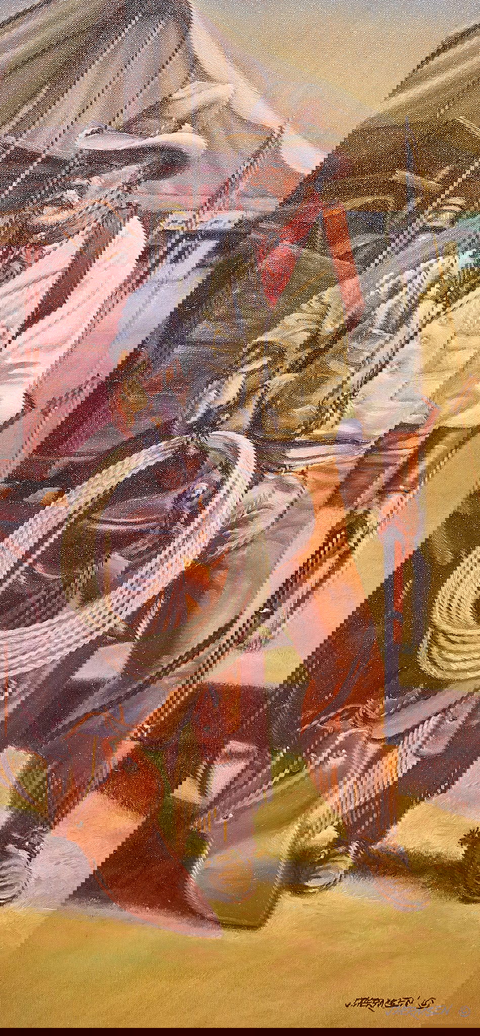 Jack Hermsen, "Sundown at Buck Creek" (1 of 4)