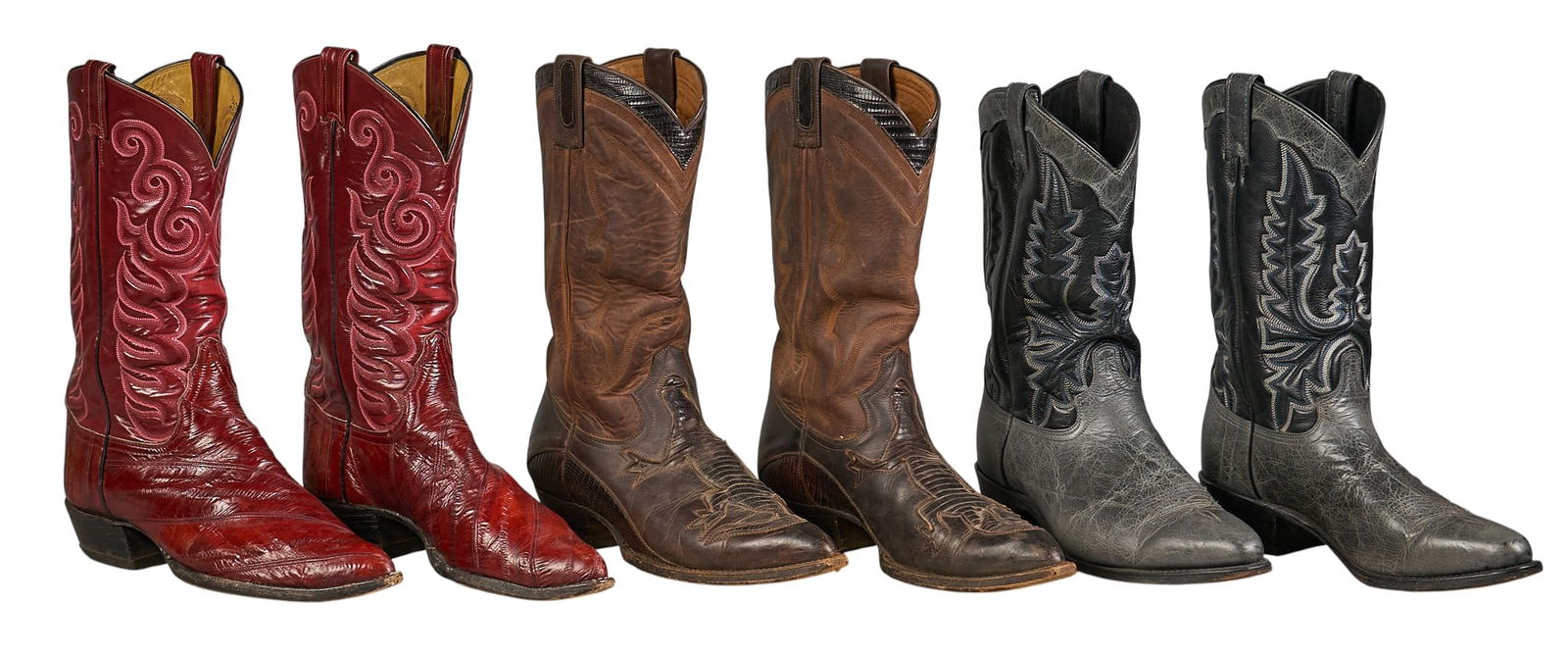 (3) Pairs of Cowboy Boots (1 of 14)