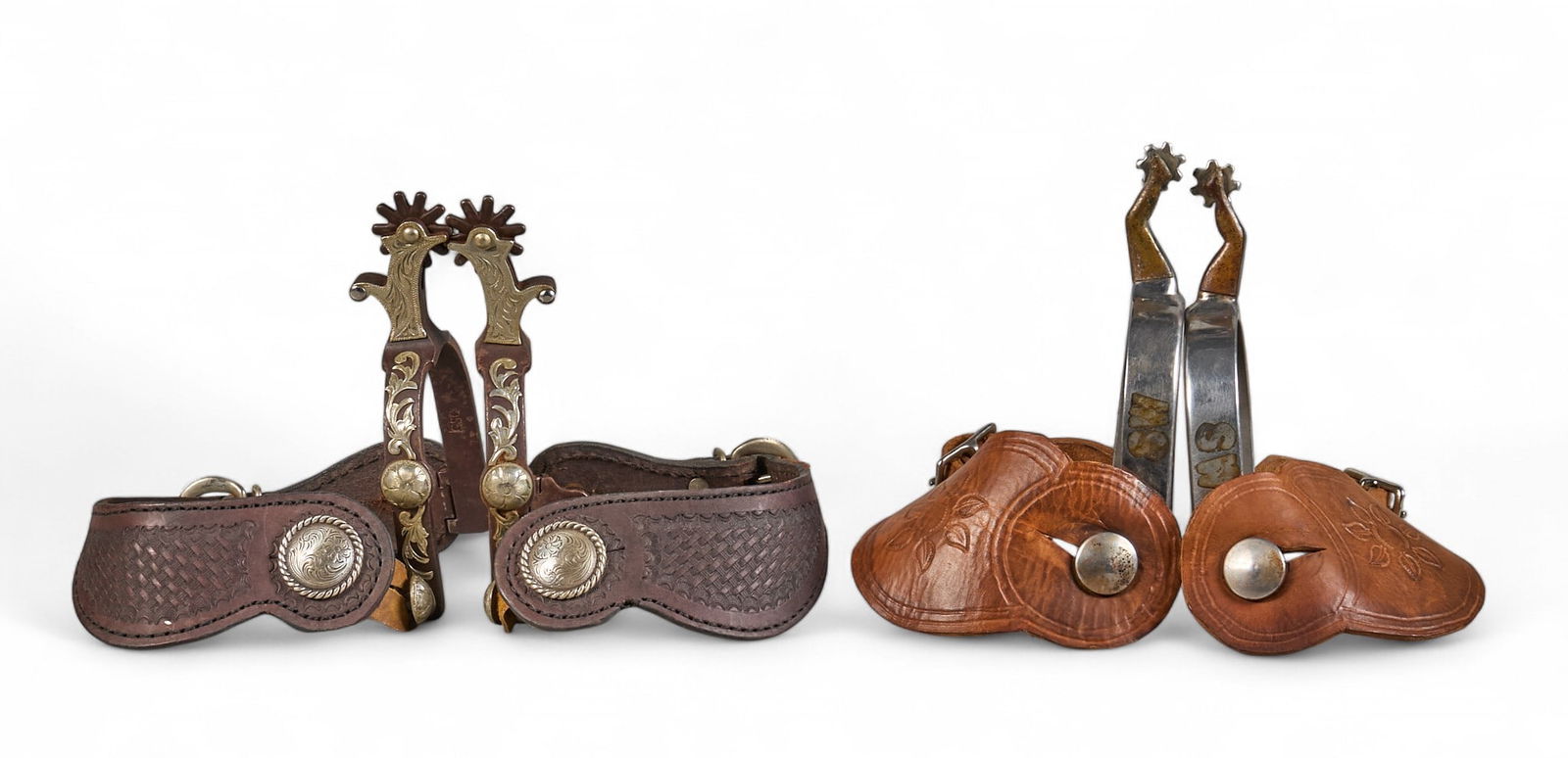 (2) Pairs of Cowboy Spurs (1 of 5)