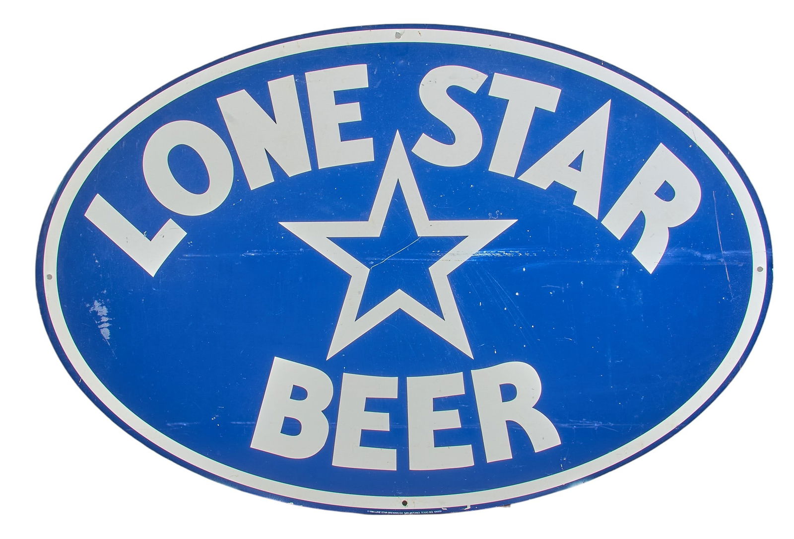 Lone Star Beer Oval Sign (1 of 4)