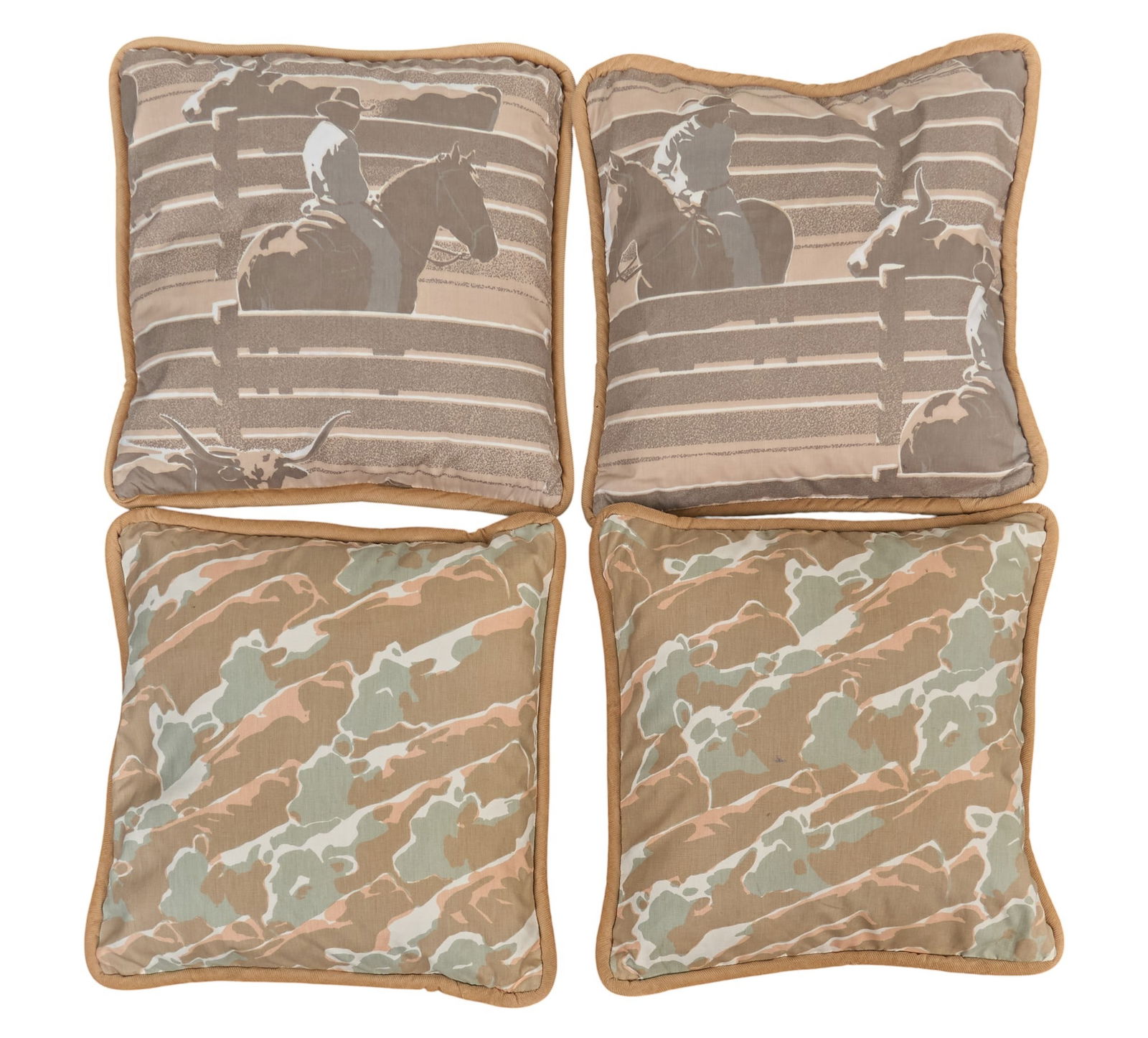 Set of (4) Western Style Pillows (1 of 4)