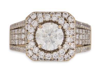 18K Diamond Ring