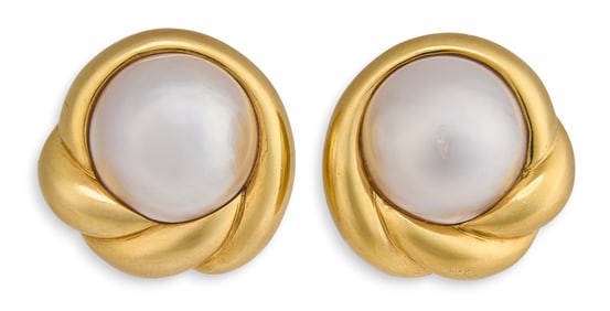 Van Cleef & Arpels 18K Pearl Earrings