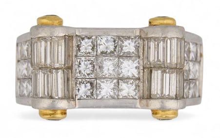 Platinum Pave Diamond Ring