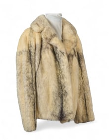 Ladies SAGA White Mink Coat