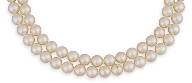 Mikimoto 8mm Akoya Pearl & Diamond Necklace