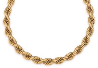 Vintage Brev Italian 14K Gold Necklace
