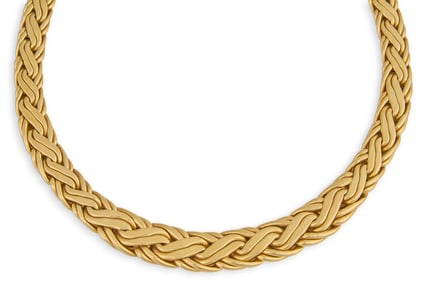 Vintage Tiffany & Co. 18K Gold Spiga Necklace