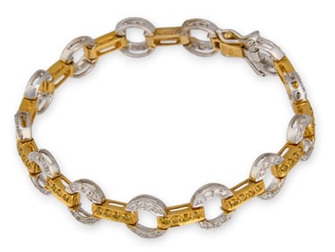 18K Gold & Diamond Bracelet